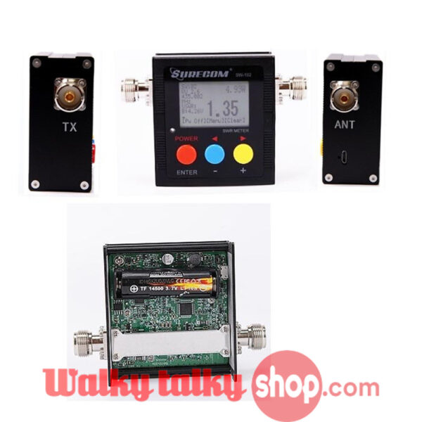 SURECOM SW-102 V.S.W.R. POWER METER WITH SO239 connector - Image 2