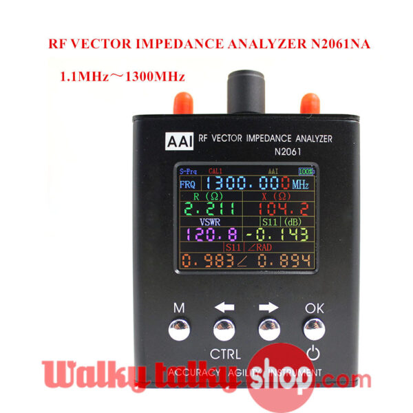 High Quality Short Wave Antenna Analyzer 1.1MHz~1300MHz NEW Upgraded English Version N2061SA
