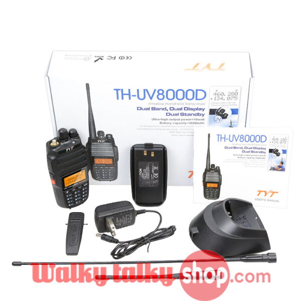 TYT TH-UV8000D Dual Band Cross Band 10W Amateur Handheld Transceiver - Image 6