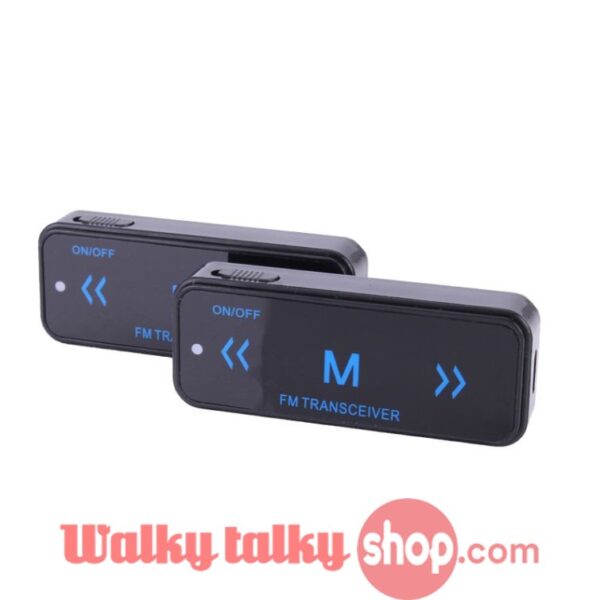 Mini Walkie Talkie UHF 400-480MHz with USB Power Supply Earpieces Invisible Two-Way Radio Spy Transceiver