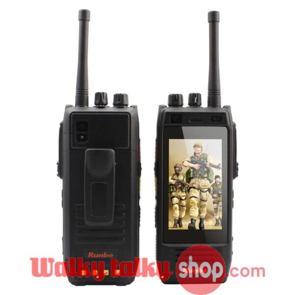 Runbo H1 4G LTE Tri-proof 4W DMR PTT Analog Radio Smart Phone