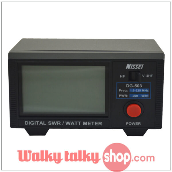 Nissei DG-503 Digital SWR Watt Meter 1.6-60MHz/125-525MHz