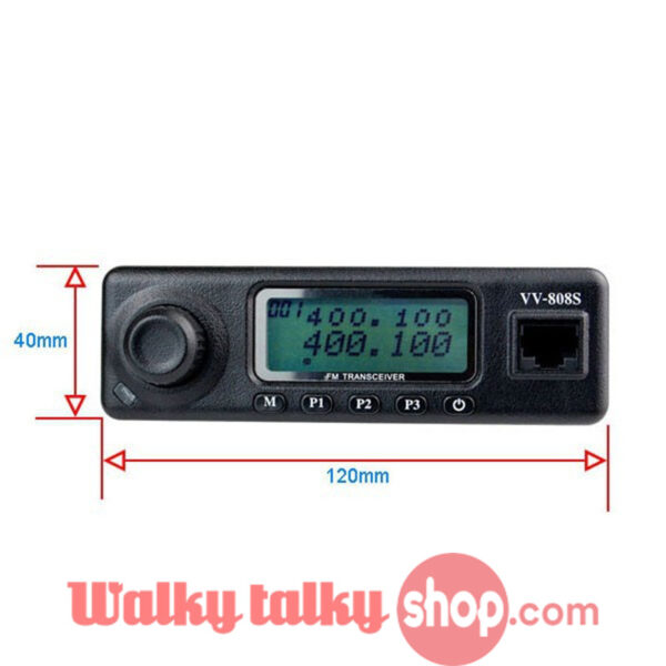 Small Car Mobile Transceiver LEIXEN VV-808S UHF400-470MHz 10W - Image 3