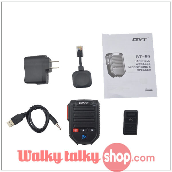 QYT BT-89 BT89 BLUETOOTH WIRELESS HANDHELD MCIROPHONE - Image 2