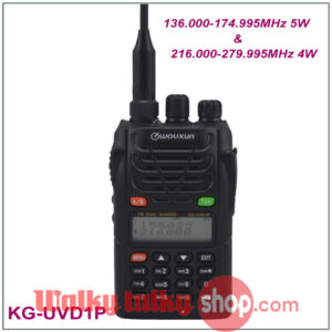 Wouxun KG-UVD1P Handheld Radio FM Transceiver VHF UHF 216-280 Mhz