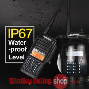 Black Pofung BAOFENG BF-A58 Portable Waterproof Dual Band FM Transceiver