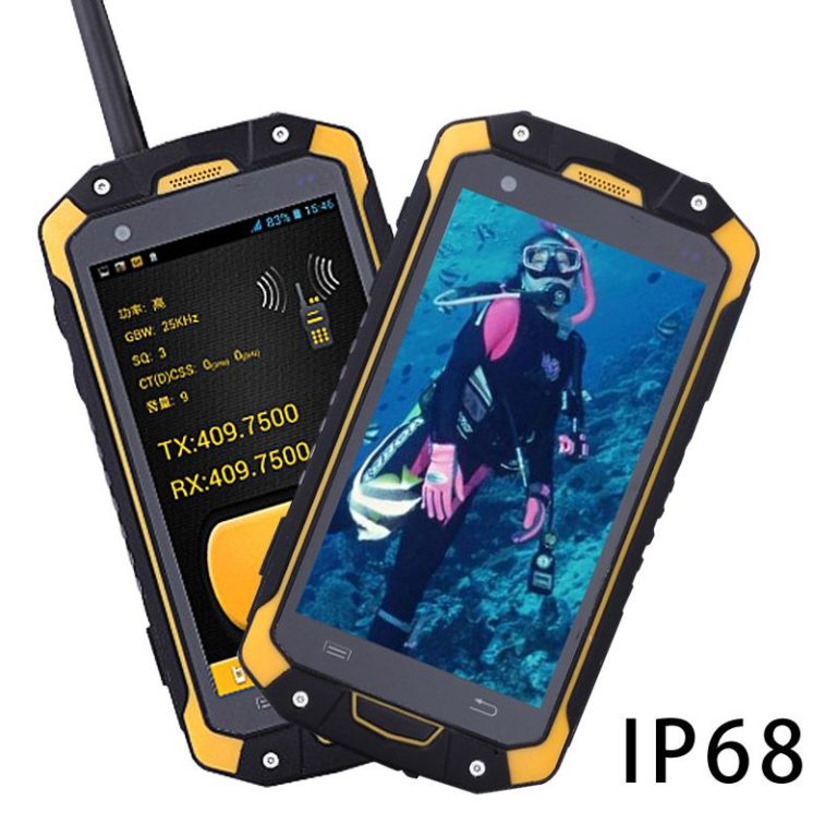 IP68 Waterproof Military Rugged Smart Phone Android PTT Walkie Talkie