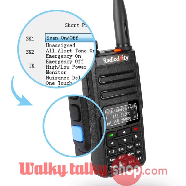 Radioddity GD-77BB Dual Band Dual Time Slot Inverted Display Digital DMR Radio - Image 2
