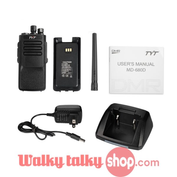 Upgraded TYT MD-680D DMR Radio 400-470MHz IP67 Waterproof 10W LED Screen - Image 6