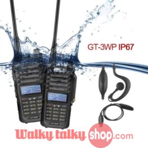 Free Car Charger Cable Baofeng GT-3WP 2M/70cm Dual-Band Two-way Radio