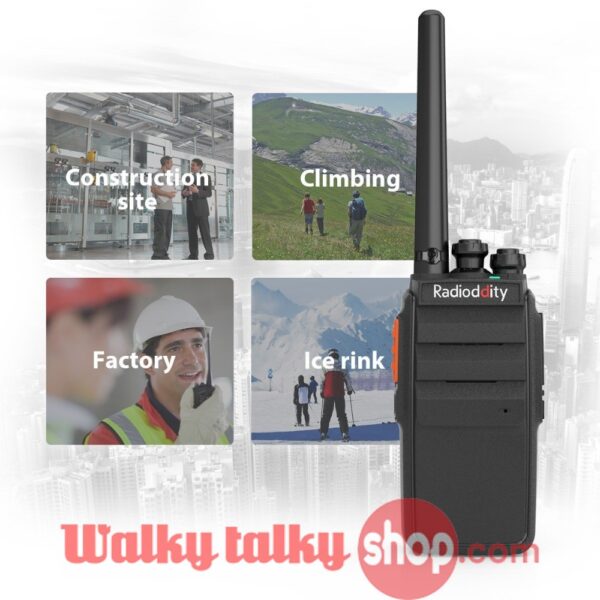 Radioddity R2 PMR446Mhz 16CH UHF Scrambler VOX Long Range Walkie Talkie - Image 4