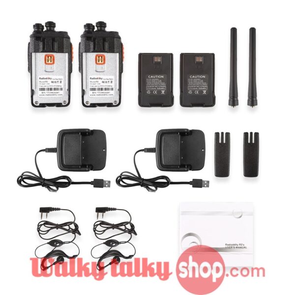 Radioddity R2 PMR446Mhz 16CH UHF Scrambler VOX Long Range Walkie Talkie - Image 5