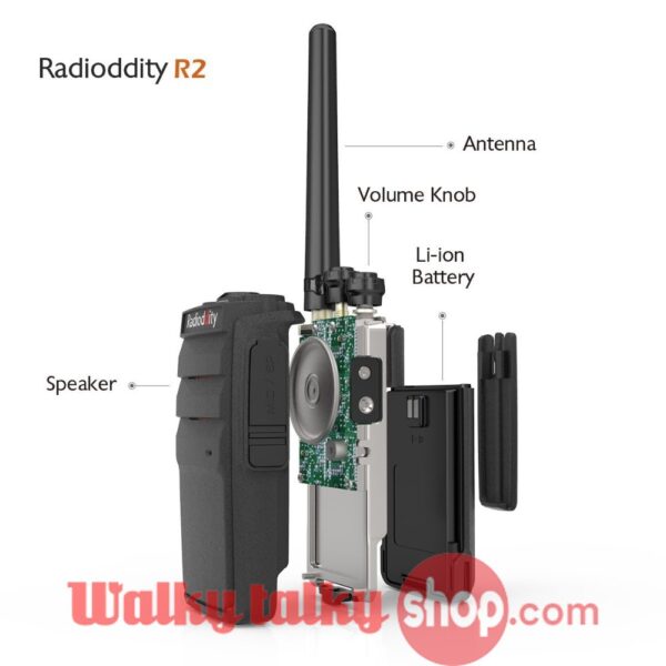 Radioddity R2 PMR446Mhz 16CH UHF Scrambler VOX Long Range Walkie Talkie - Image 6