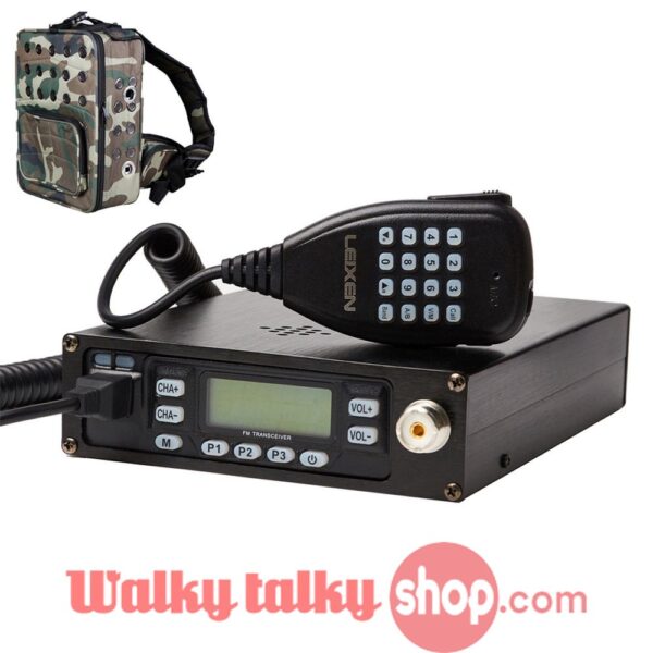 Leixen VV-898SP 25W Dual Band Backpack Mobile Radio Built-in Battery Pack