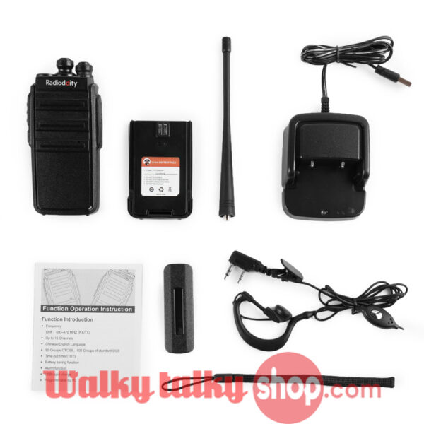 Radioddity GA-2S VOX USB Charger Rechargeable UHF Radio - Image 6