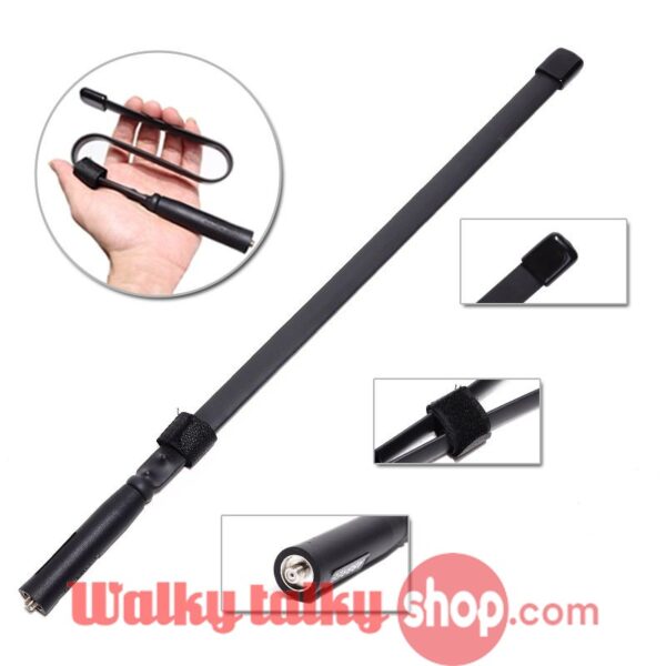 2018 Updated SMA VHF UHF Walkie Talkie CS Tactical Antenna with 33cm/48cm - Image 4