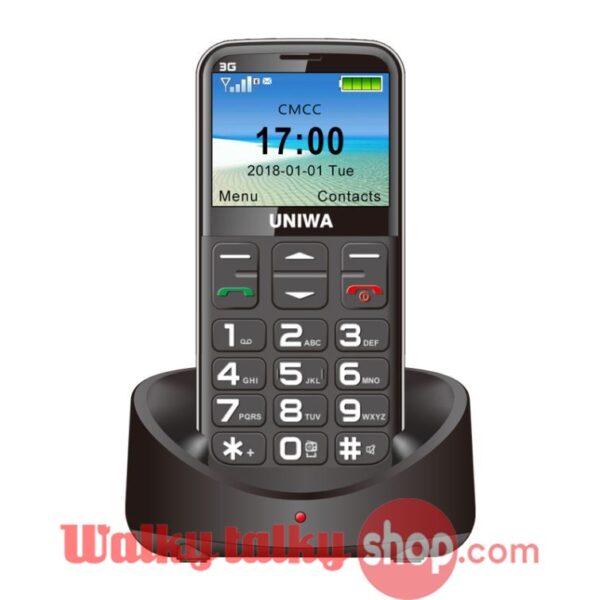 UNIWA V808G 2.31 Inch Curved Screen 3G Old Man Mobile Phone