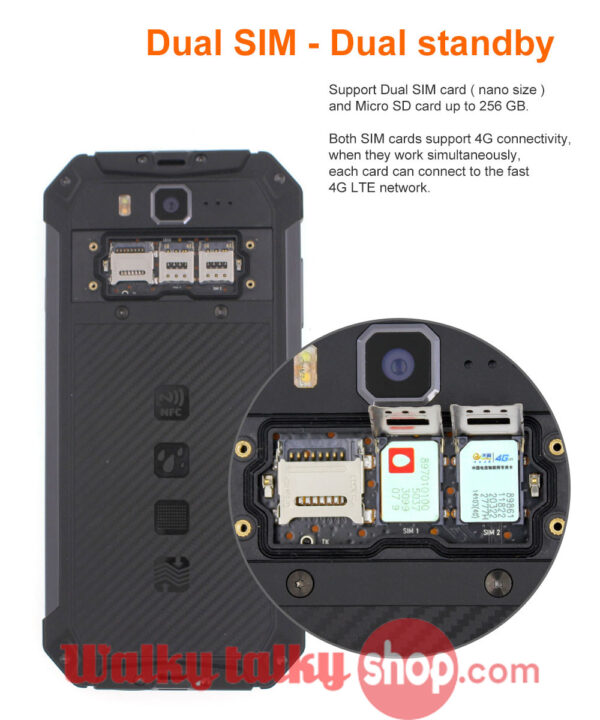 4G LTE DMR Zello Tri-proof Digital Walkie Talkie Smartphone - Image 11