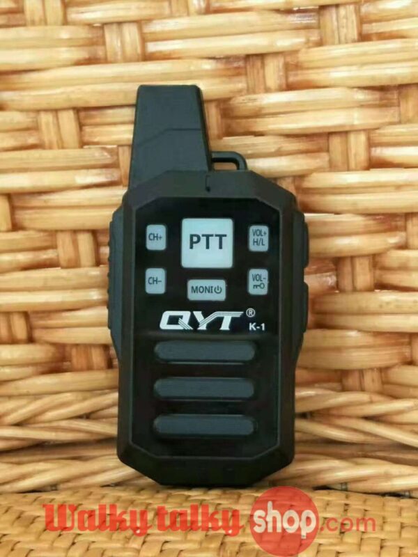 QYT K1 Dual PTT Rainproof UHF 400-470MHz Small Mini Two Way Radio 