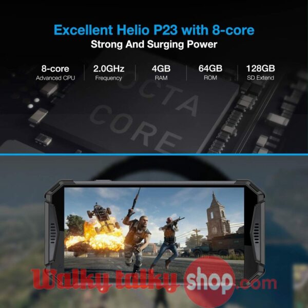 4G LTE DMR Zello Tri-proof Digital Walkie Talkie Smartphone - Image 3