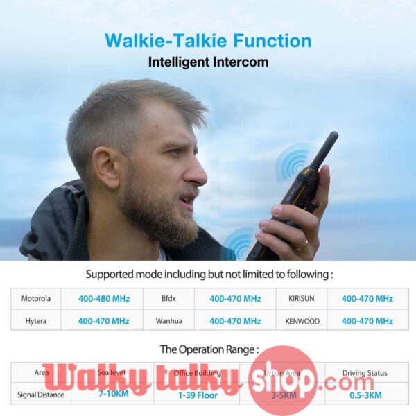 4G LTE DMR Zello Tri-proof Digital Walkie Talkie Smartphone - Image 4