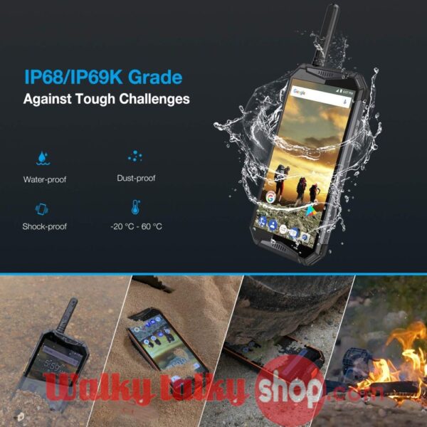 4G LTE DMR Zello Tri-proof Digital Walkie Talkie Smartphone - Image 2