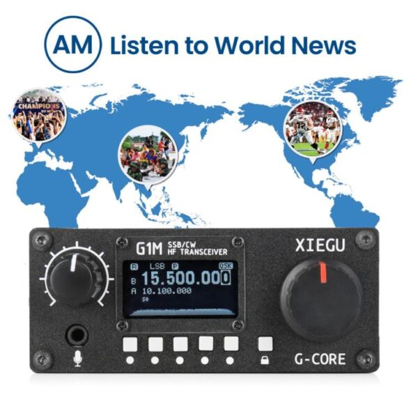 XIEGU NEW G1M HF Transceiver SSB/CW 0.5-30MHz 10km CB Ham Radio - Image 3