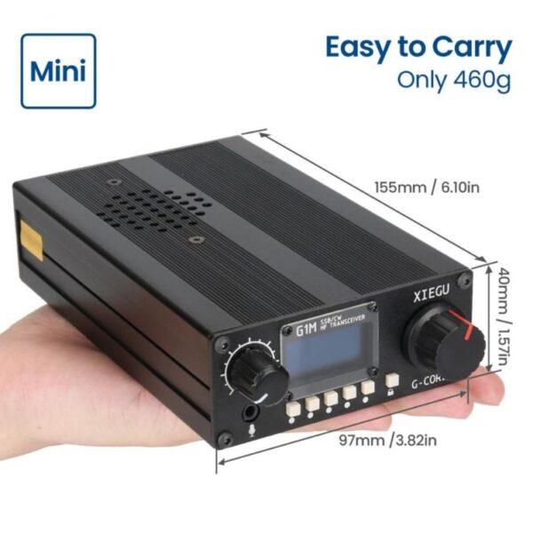XIEGU NEW G1M HF Transceiver SSB/CW 0.5-30MHz 10km CB Ham Radio - Image 4