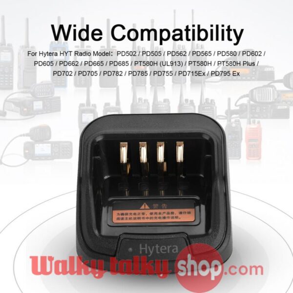 CH10A07 Rapid Charger MCU 12V DC 1A 850mAh for Hytera Two Way Radio - Image 3