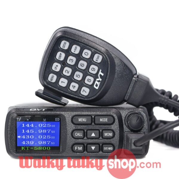 QYT KT-5800 12/24V Dual Band Mini Mobile Radio for Car Truck - Image 2