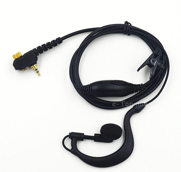 Motorola MTH800 MTP850 MTH650 MTH850 MTS850 Earpiece FBI PTT Police Headset Mic - Image 2