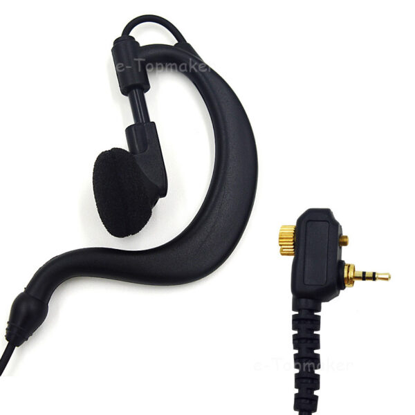 Motorola MTH800 MTP850 MTH650 MTH850 MTS850 Earpiece FBI PTT Police Headset Mic - Image 4
