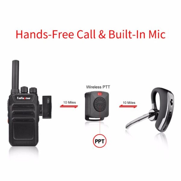 Universal Wireless Walkie Talkie K-head Bluetooth PTT Headset - Image 2