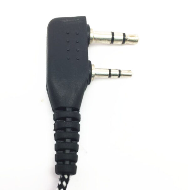 Kenwood TK3107 Baofeng 5R Wouxun KG-UVD1P Radios Woven wire Headsets - Image 4