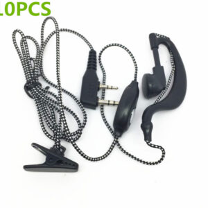 Kenwood TK3107 Baofeng 5R Wouxun KG-UVD1P Radios Woven wire Headsets