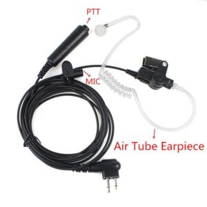 2Pin 3Wire M head PTT Mic Earphone For Motorola CLS/ Spirit Series Etc