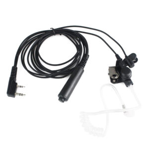 Kenwood TK-3107 Baofeng 888s 5R etc PTT 3-wire Professional Invisible Headphone