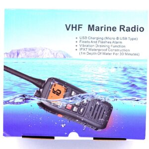 High Quality Recent RS-37M IPX7 Buoyant Floats VHF Portable Marine Radio