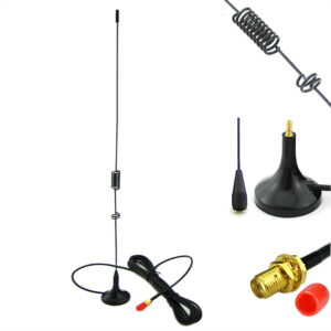 Ham Radio Baofeng Nagoya UT106 Dual Band Magnetic SMA-Female Car Antenna
