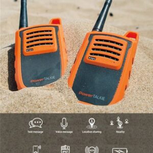 Power Talkie PT01 Phone GPS Network FCC Walkie Talkie Bluetooth APP Pair Radio
