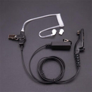 Motorola P25 MTP850S MTP830S DMR MOTOTRBO Combat Walkie Talkie Air Tube Earpiece Mic