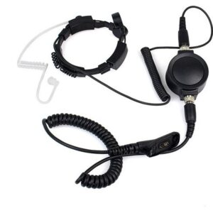 Professional Throat-vibration Mic Headset For Motorola DP4400 DP4401 DP4600 DP4601 DP4800
