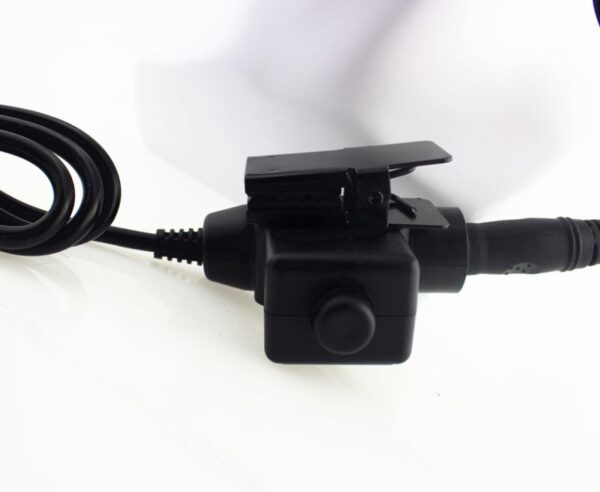 HD01 Tactical Bowman Elite II K Head Walkie Talkie Headphone With U94 Style PTT 2 Pin - Image 3
