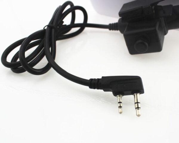 HD01 Tactical Bowman Elite II K Head Walkie Talkie Headphone With U94 Style PTT 2 Pin - Image 4