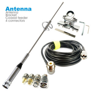 Mobile Radios Full set of Nagoya NL-770S Antenna B-400 Mount Bracket Coaxial feeder 4 Connectors