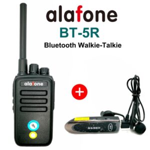 Alafone BT-5R Wireless Bluetooth UHF Protable Walkie Talkie 