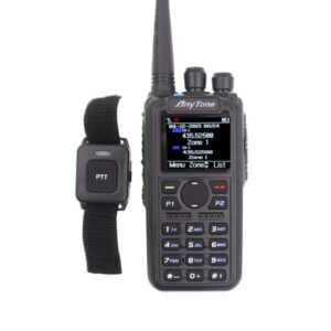 AnyTone AT-D878UV Plus Digital DMR  UHF/VHF Dual Band Bluetooth PTT Walkie Talkie Upgraded Ver