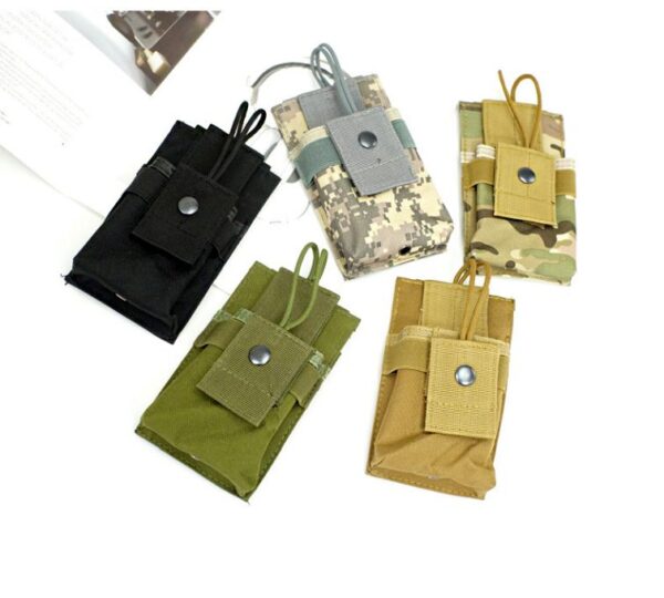 Nylon Case Holder Pouch for Motorola Icom Kenwood Yaesu Vextex Handheld Radio 