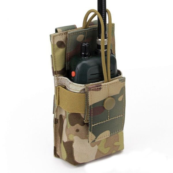 Nylon Case Holder Pouch for Motorola Icom Kenwood Yaesu Vextex Handheld Radio  - Image 5