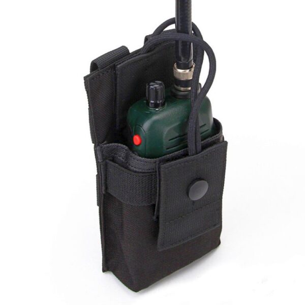 Nylon Case Holder Pouch for Motorola Icom Kenwood Yaesu Vextex Handheld Radio  - Image 3